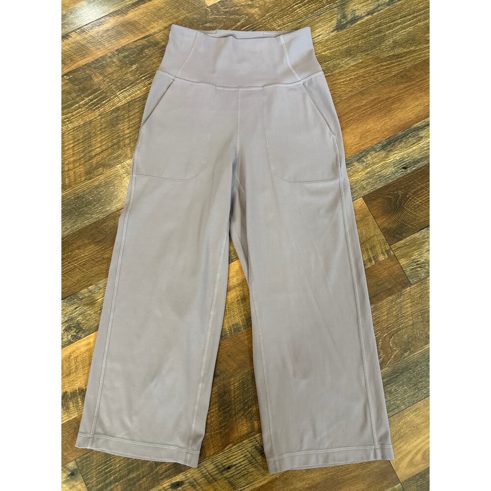 Lululemon Align Wide Leg Crop Pant Violet Verbena Size 4 Nulu
